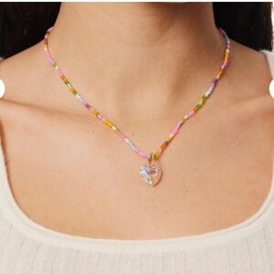 ANNI LU Hearty Eldorado 18ct yellow gold-plated brass beaded necklace